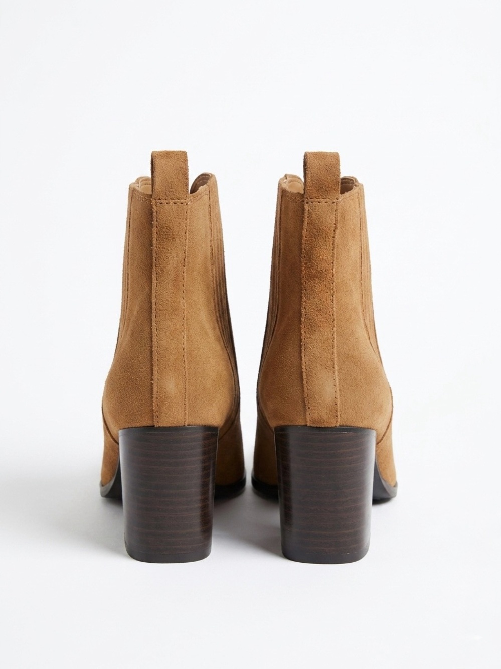 Marc Fisher Uncle Suede Ankle Boots Brown Size 8M - Picture 5 of 8